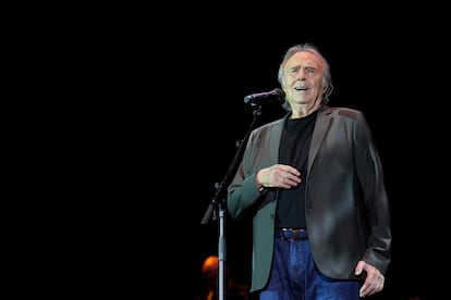 Joan Manuel Serrat, en un concierto solidario para los afectados de la dana.