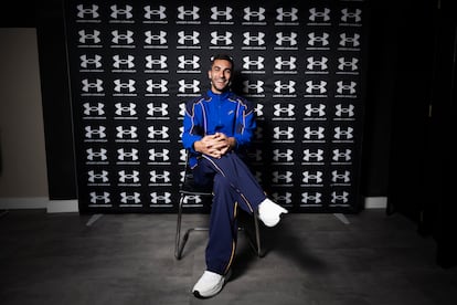 Ferran Torres, durante la entrevista.
