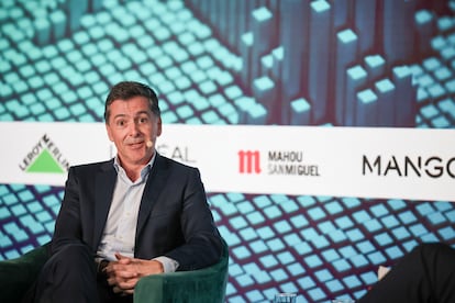 Guillermo Arrieta, director general de Transformación y Sistemas de Información de Mahou, durante su intervención en la segunda jornada del Foro Económico CREO 2025.