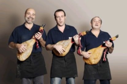 Antonio Resines, Antonio Molero and Jesús Bonilla in the TV series ‘Los Serrano.’